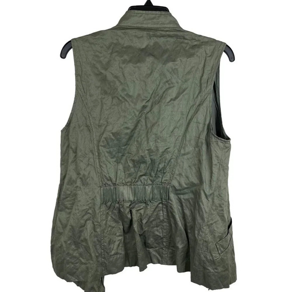 Chicos Women Sleeveless Open Front Jacket Vest Size 1 - Picture 2 of 6